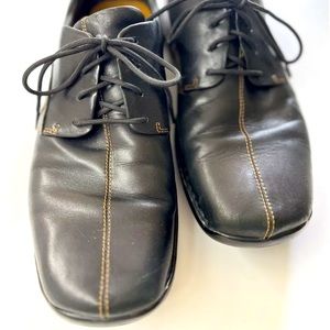 Cole Haan Black Leather Tie Oxford Size 11